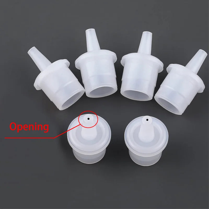 Eyelash Glue Replacement Eyelash Glue Bottle Nozzle Caps Lash Bottle Plug Mouth Tips Eyelash Glue Bottle Plug Glue Bottle Leedoar