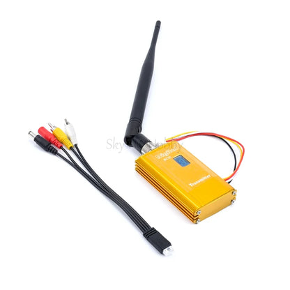 FPV 1.2Ghz 1.2G 8CH 1500mw Sem Fio AV Sender TV Áudio Vídeo Transmissor Receptor Para QAV250 250 FPV RC Quadcopter 