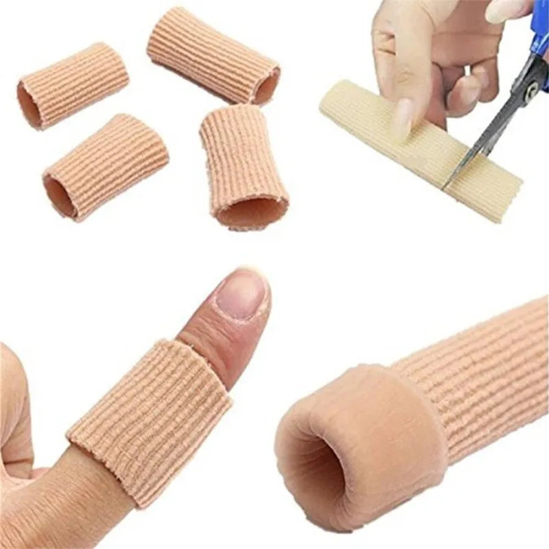 Separador de dedos de tela, aplicador protector de dedos, removedor de callos, corrector de juanetes, herramientas de pedicura, tubo para aliviar el dolor, cuidado de los pies 