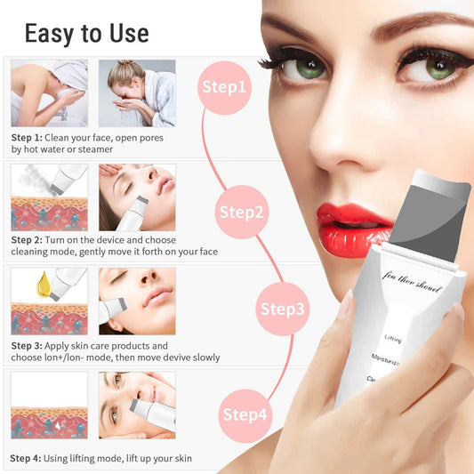 Facial Cleansing Brush - Deep Cleansing And Blackhead Removal With Massage, Valentine's Day Gift Leedoar