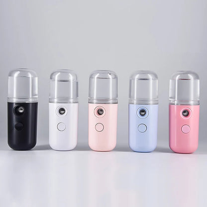 Facial Sprayer Nano Mist Usb Rechargeable Portable Water Replenisher Cool Mist Maker Fogger Face Care Handheld Mini Humidifier Leedoar