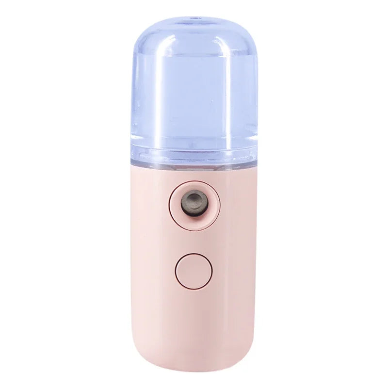 Facial Sprayer Nano Mist Usb Rechargeable Portable Water Replenisher Cool Mist Maker Fogger Face Care Handheld Mini Humidifier Leedoar