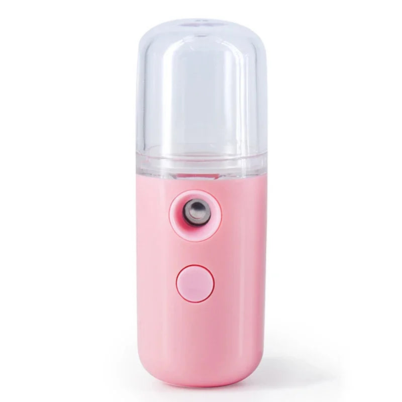 Facial Sprayer Nano Mist Usb Rechargeable Portable Water Replenisher Cool Mist Maker Fogger Face Care Handheld Mini Humidifier Leedoar