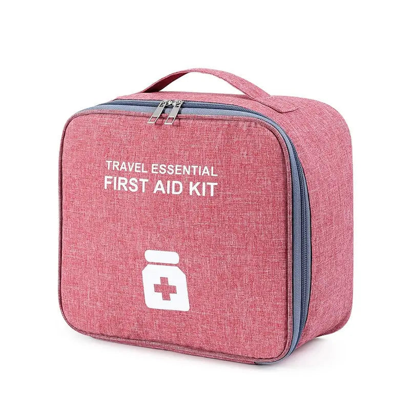 Family First Aid Kit Portable Outdoor Travel Storage Bag Household Large Capacity Layered Medicine Storage Bag Leedoar