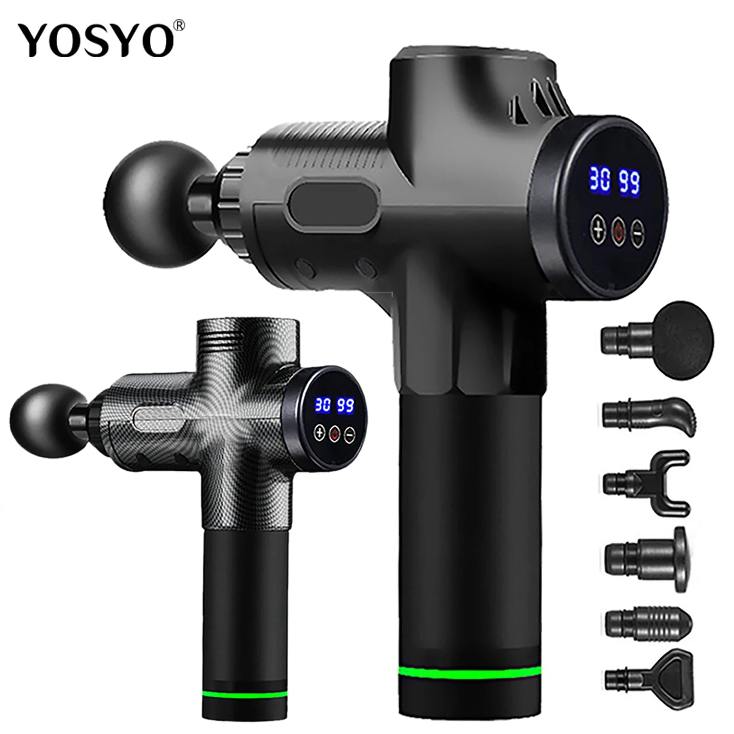Fascial Massage Gun Electric Percussion Pistol Massager For Body Neck Back Deep Tissue Muscle RelaxationFitness Leedoar