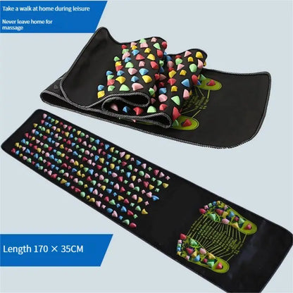 Fingerpressure Board Foot Foot Massage Pad Health Walk Foot Pressure Board Foot Massage Pad Imitação de Ganso Soft Stone Road 