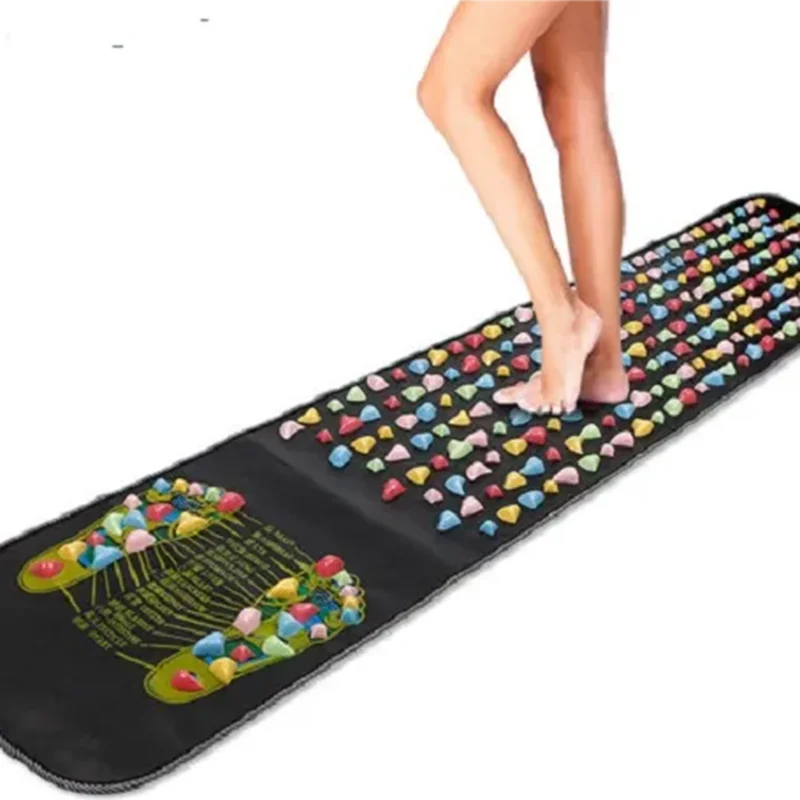 Fingerpressure Board Foot Foot Massage Pad Health Walk Foot Pressure Board Foot Massage Pad Imitação de Ganso Soft Stone Road 