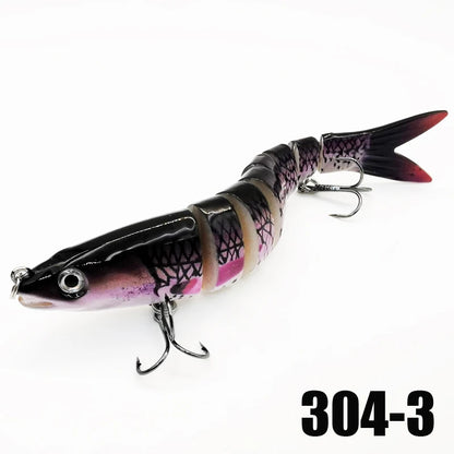 Iscas de pesca Multi Jointed Swimbait Crank Bait Slow Afundando Bionic Artificial Isca Água Doce Água Salgada Truta Robalo Pesca Acce 