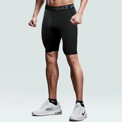 Fitness Pants Men'S Summer Thin Stretch Quick-Dry Sports Shorts Basketball Training Fitness Running Five-Point Tights Women Leedoar