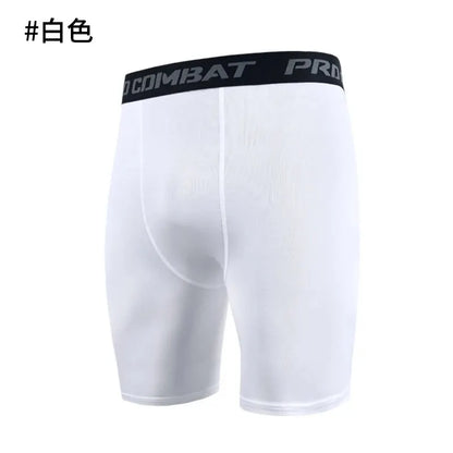 Fitness Pants Men'S Summer Thin Stretch Quick-Dry Sports Shorts Basketball Training Fitness Running Five-Point Tights Women Leedoar