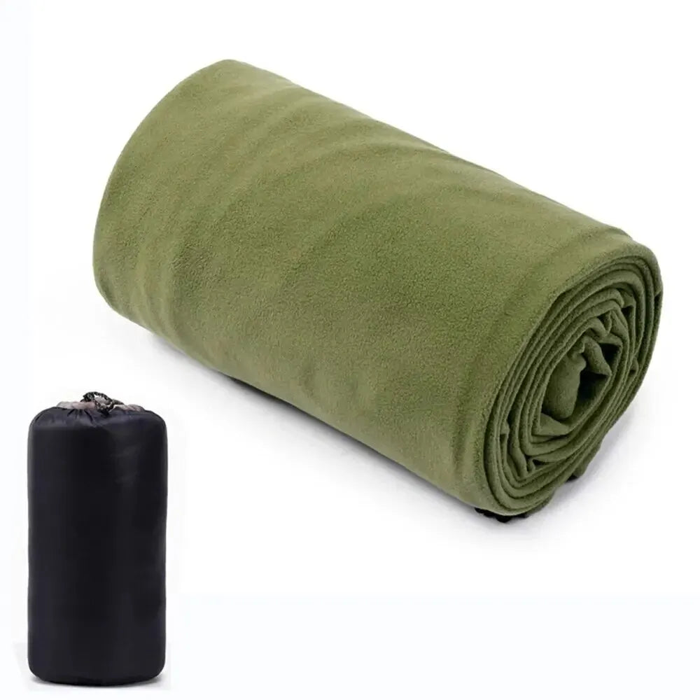 Fleece Sleeping Bag Portable Ultra-light Polar Travel Sheets for Adults Outdoor Camping Tent Bed Warm Sleeping Bag Liner Leedoar