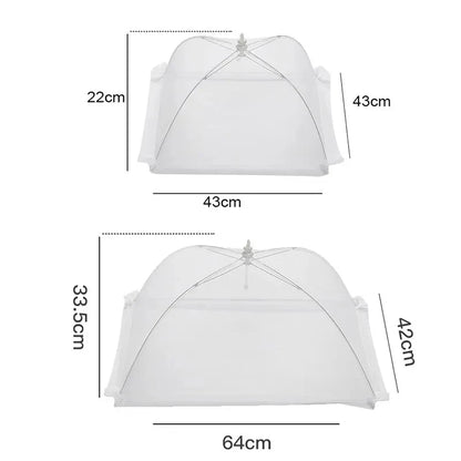 Food Cover Mesh Folding Washable Flies Tables Cover Insect Proof Protective Dish Covers Home Kitchen Storage Accessaries Leedoar