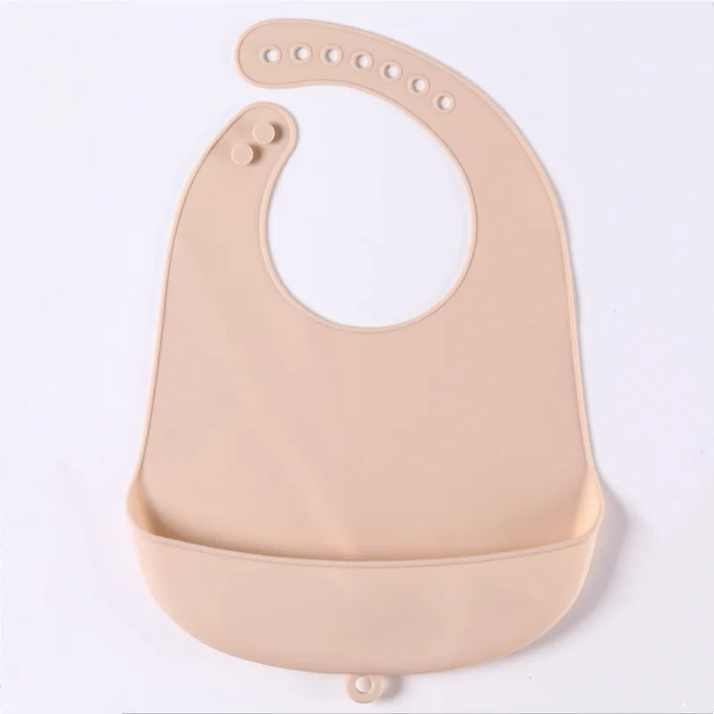 Food Grade Silicone Baby Eating Bibs Easy to Clean Baby Bibs Drool Towels Waterproof Children Silicone Drool Bibs Leedoar