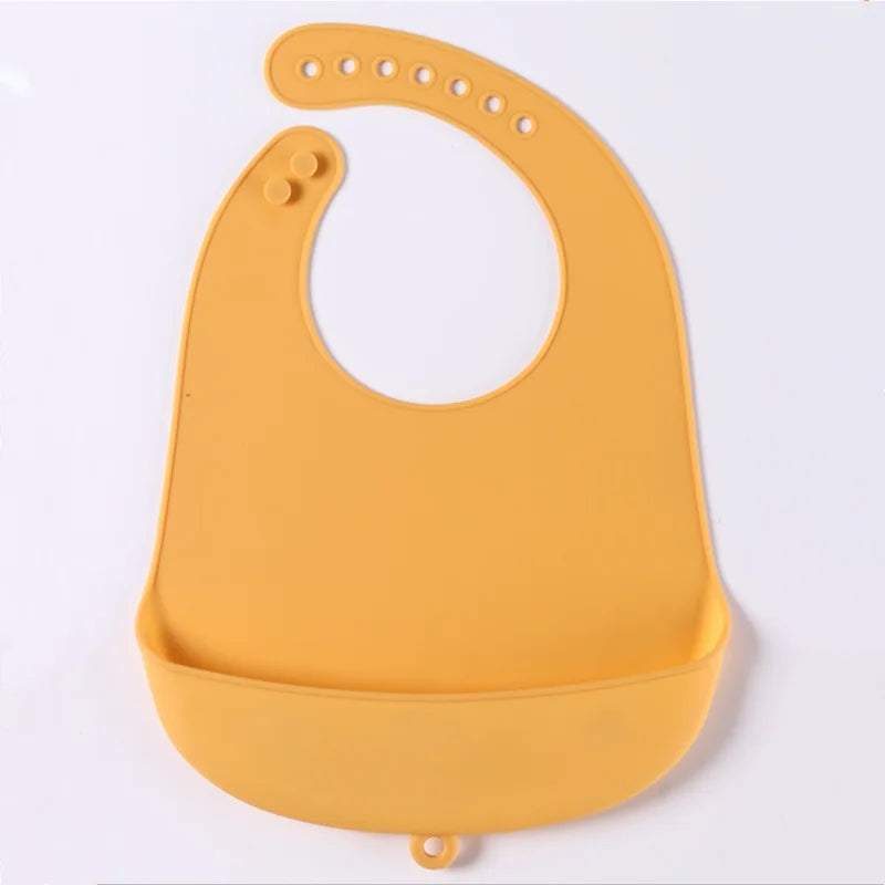 Food Grade Silicone Baby Eating Bibs Easy to Clean Baby Bibs Drool Towels Waterproof Children Silicone Drool Bibs Leedoar