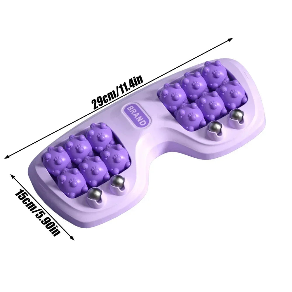 Instrumento de masaje de pies Rodillo de masaje para aliviar la fascitis plantar y el dolor del arco del pie en el talón Masajeador de reflexología Relajación muscular 