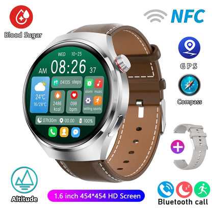 Reloj inteligente para hombre HUAWEI GT4 Pro con GPS y NFC, pantalla AMOLED de 360 ​​x 360, control del ritmo cardíaco, llamadas por Bluetooth, IP68, resistente al agua, 2024 