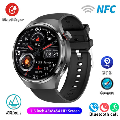 Reloj inteligente para hombre HUAWEI GT4 Pro con GPS y NFC, pantalla AMOLED de 360 ​​x 360, control del ritmo cardíaco, llamadas por Bluetooth, IP68, resistente al agua, 2024 