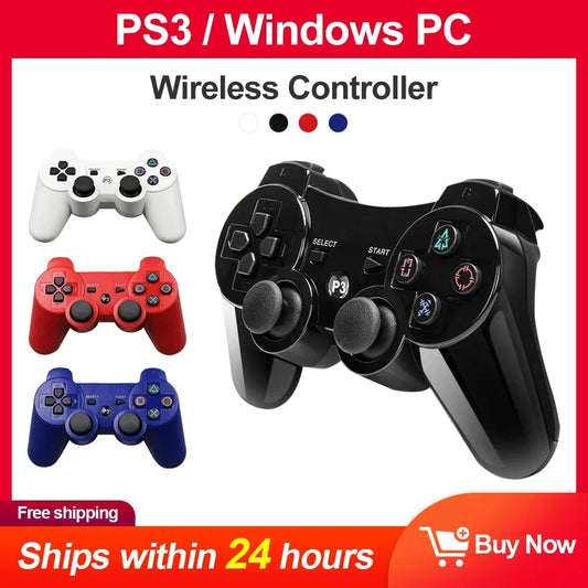 For SONY PS3 Controller Support Bluetooth Wireless Gamepad for Play Station 3 Joystick Console for PS3 Controle For PC Leedoar