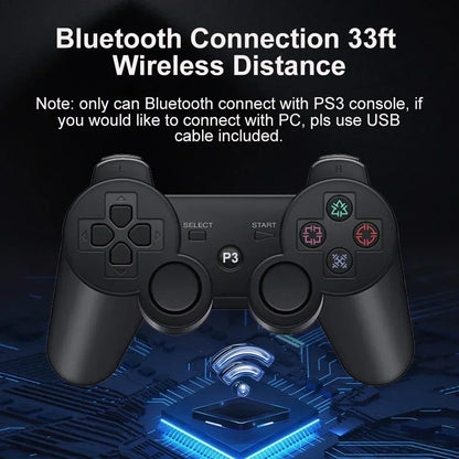 For SONY PS3 Controller Support Bluetooth Wireless Gamepad for Play Station 3 Joystick Console for PS3 Controle For PC Leedoar