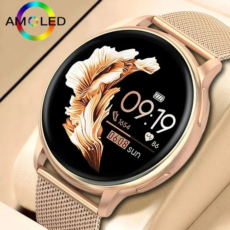 For Xiaomi Fashion New Smart Watch Men HD Bluetooth Call Heart Rate Monitoring Watch Women Sports Fitness Waterproof Smartwatch Leedoar