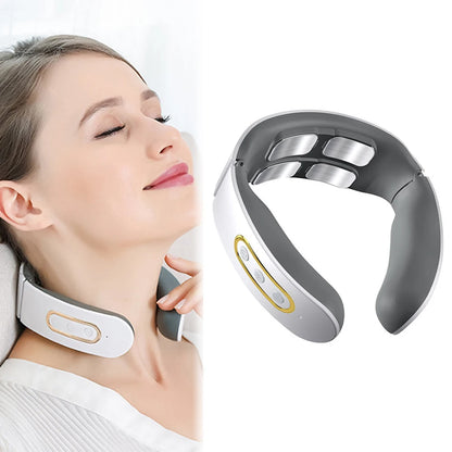 Four Head Intelligent Neck Massager Relieves Pain, Relaxes Cervical Muscles, And Provides Electric Neck Protection Leedoar