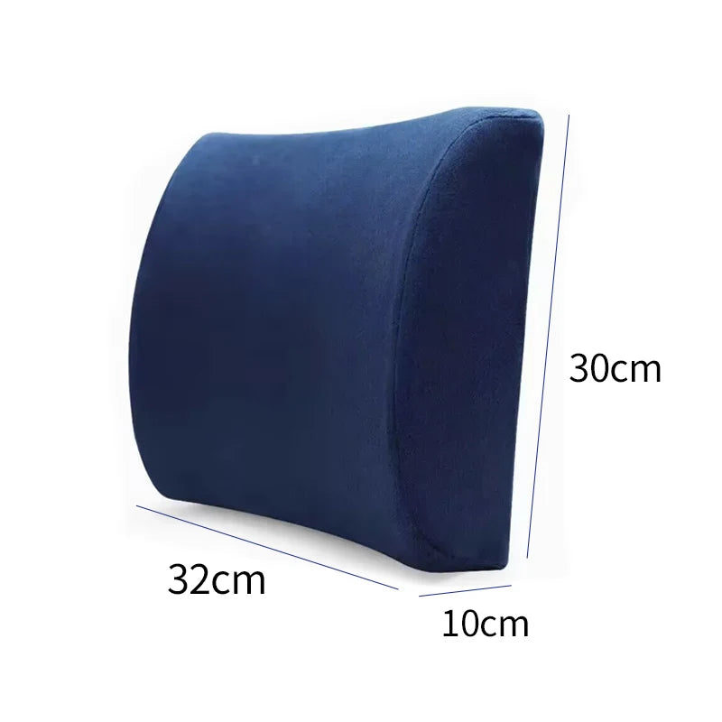 Four Seasons Breathable Office Car Memory Cotton Lumbar Support Leedoar