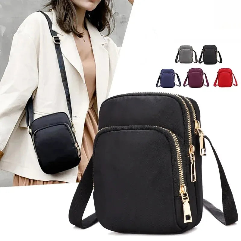 From tasche strengthened Ummungetasche Cross body Rei ß verschluss Handy Lady published Multifunction shand tasche handheld cash ladies Leedoar