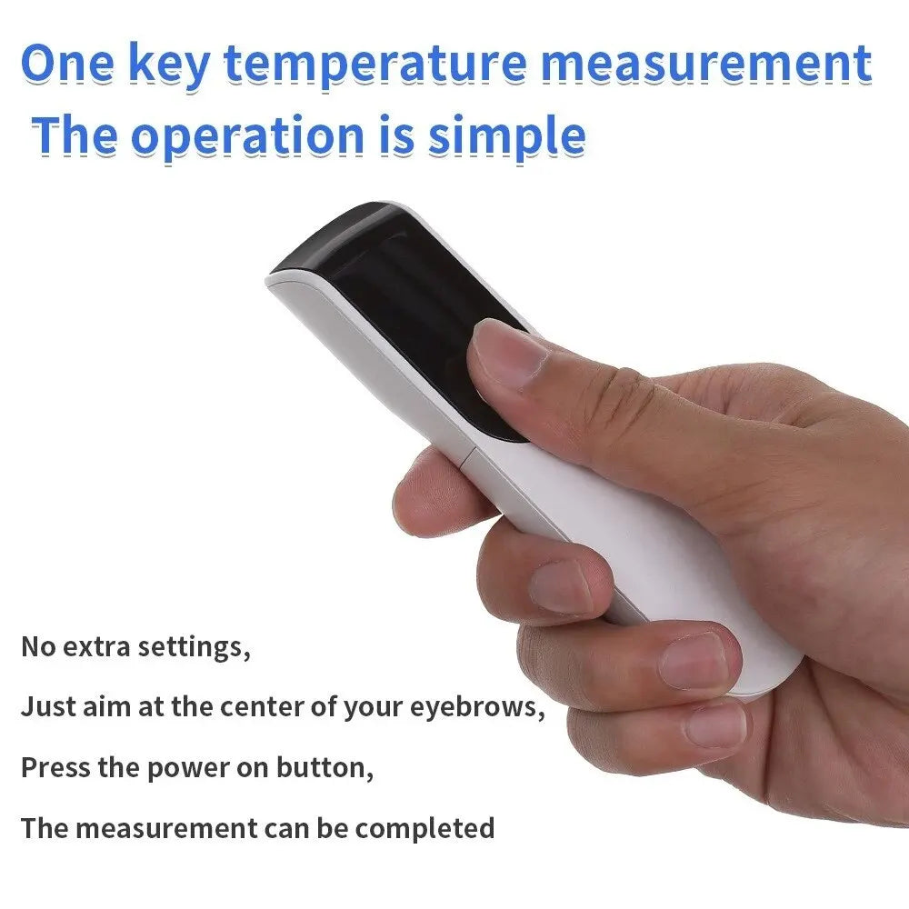 Frontal Temperature Gun Non-Contact Electronic Thermometer Mini Infrared Home Thermometer Portable Frontal Thermometer Gun Leedoar