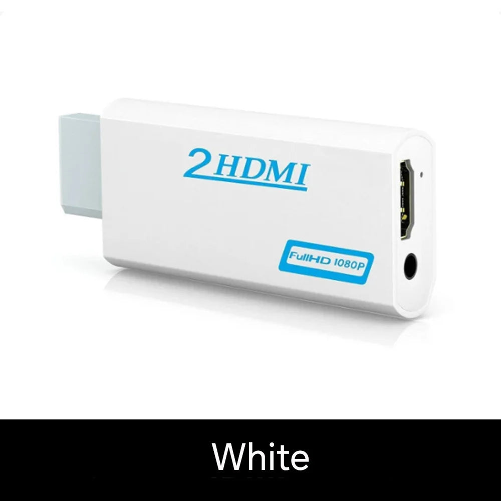 Full HD 1080P HDMI Compatible Converter Adapter HDMI Converter 3.5mm Audio for PC HDTV Monitor Display Leedoar