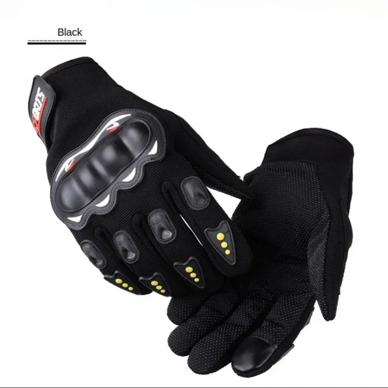 Full-finger Motorcycle Gloves Men Touch Screen Outdoor Off-road Sports Cycling Protection Anti-fall Motorcycle Finger Gloves Leedoar