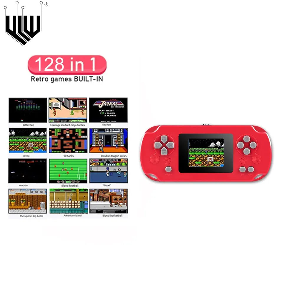 GAMINJA GC31 Retro Portable Mini Handheld Video Game Console TFT Color Screen Kids Game Player Built in 8Bit Games Leedoar