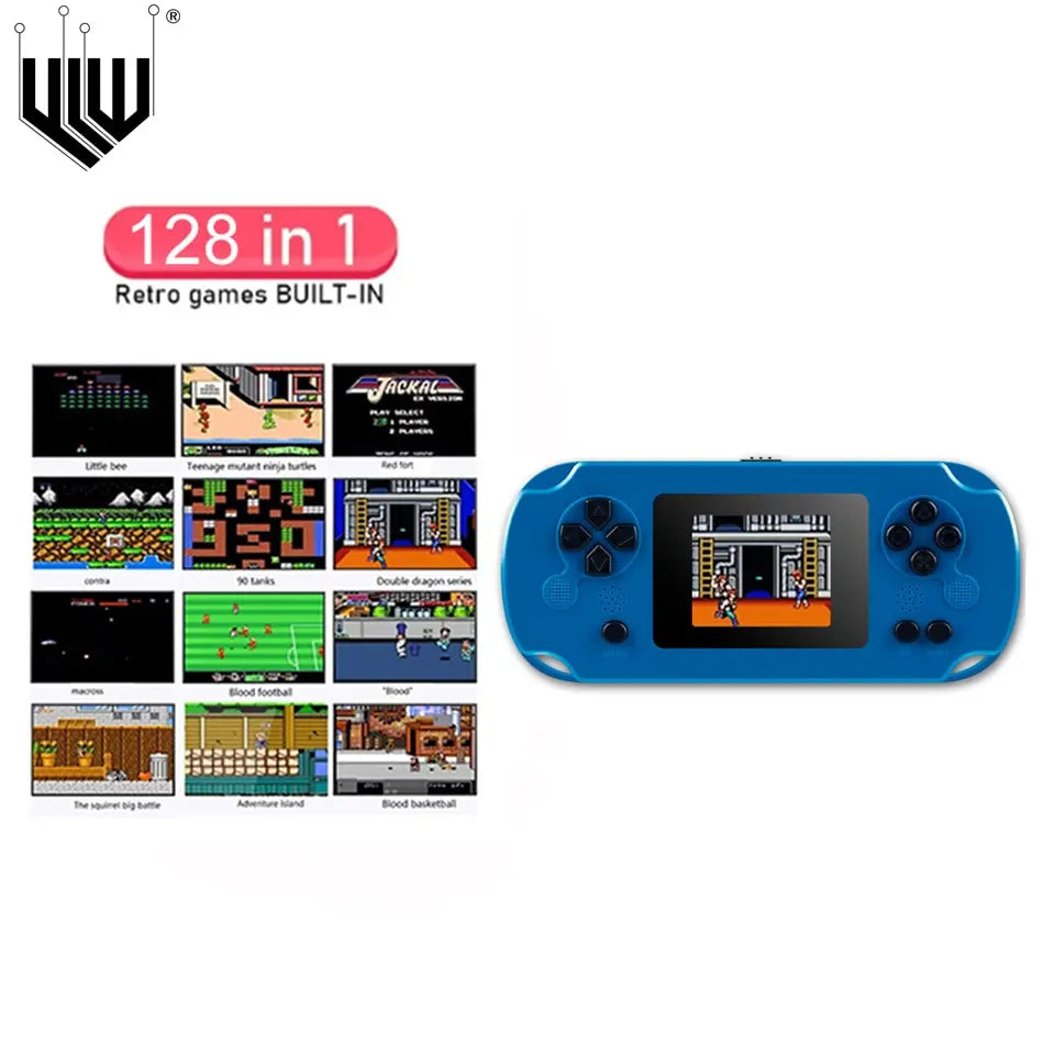 GAMINJA GC31 Retro Portable Mini Handheld Video Game Console TFT Color Screen Kids Game Player Built in 8Bit Games Leedoar