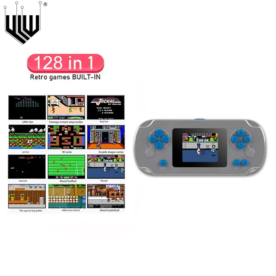 GAMINJA GC31 Retro Portable Mini Handheld Video Game Console TFT Color Screen Kids Game Player Built in 8Bit Games Leedoar