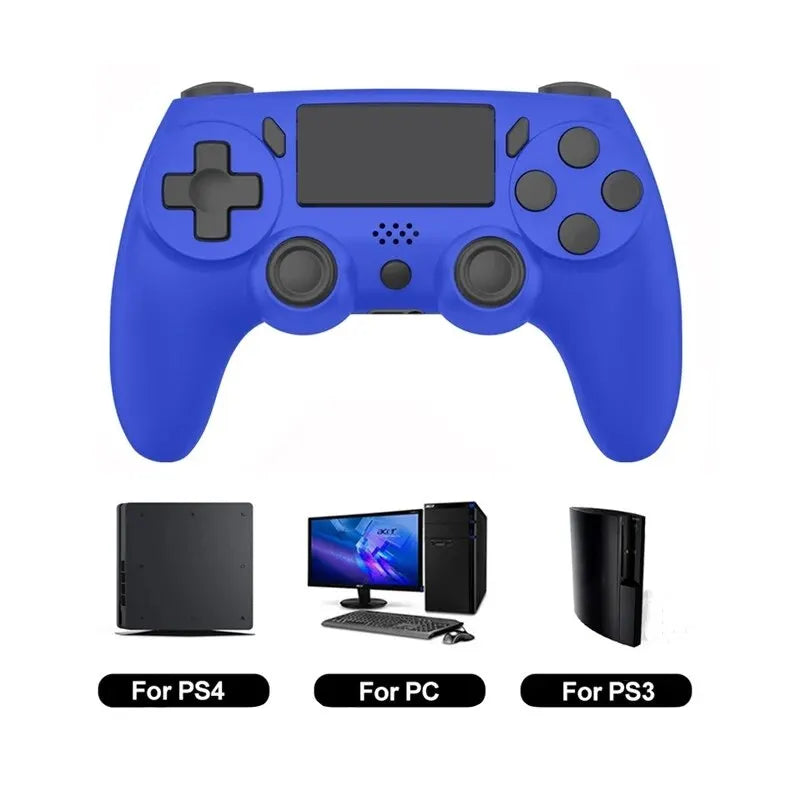 GAMINJA Wireless Gamepad with Six Axis Gyros Dual Vibration Game Controller For PS4 PS3 Game Console Windows 7 8 10 PC Joystick Leedoar