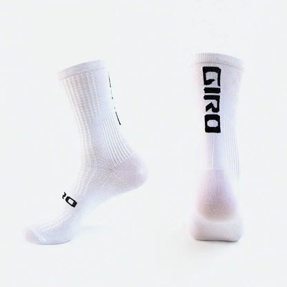 GIRO/ Professional Cycling Socks Compression Socks Breathable Men's And Women's Sports Running Basketball Socks Leedoar