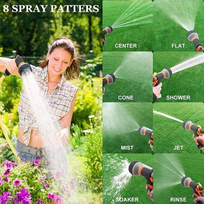 Garden Hose Nozzles Hose Sprayer Nozzles Hose Nozzles 8 Adjustable Spray Modes High-pressure Nozzle Sprayers for Watering