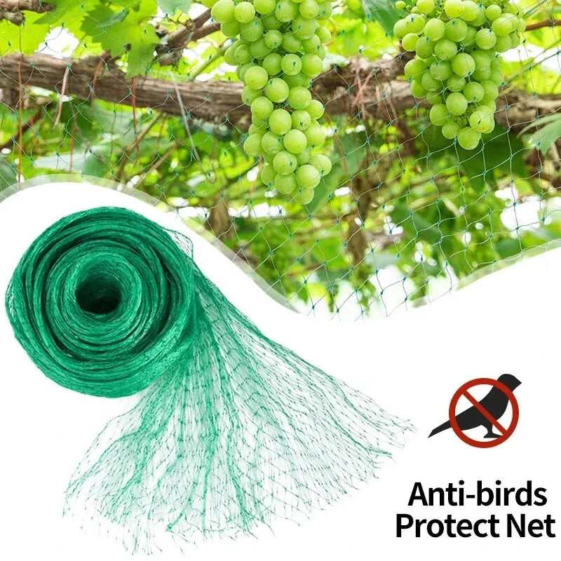 Garden Netting Green Woven Mesh Protect Plants Fruits Flowers Trees Stretch Fencing Durable Net Stops Birds Deer Animals Leedoar