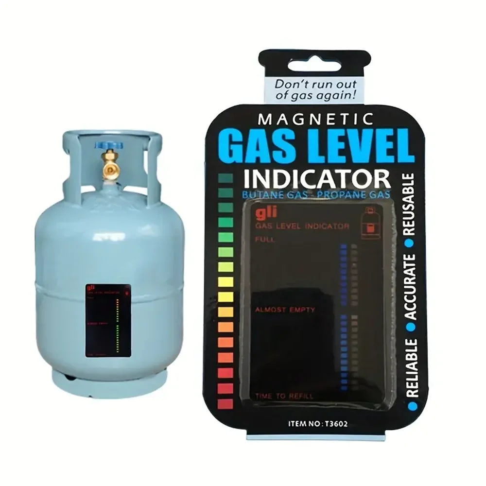 Gas Indicator Level Practical Propane Butane LPG Fuel Gas Tank Level Indicator For Home Kitchen Outdoor Use Leedoar