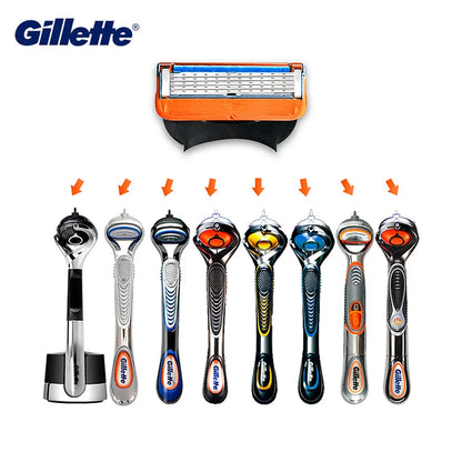 Gillette Fusion 5 Razor Blade Safe Manual Shaving Razor Heads for Men Face Hair Removal Replacement Razor Blade Refills Original