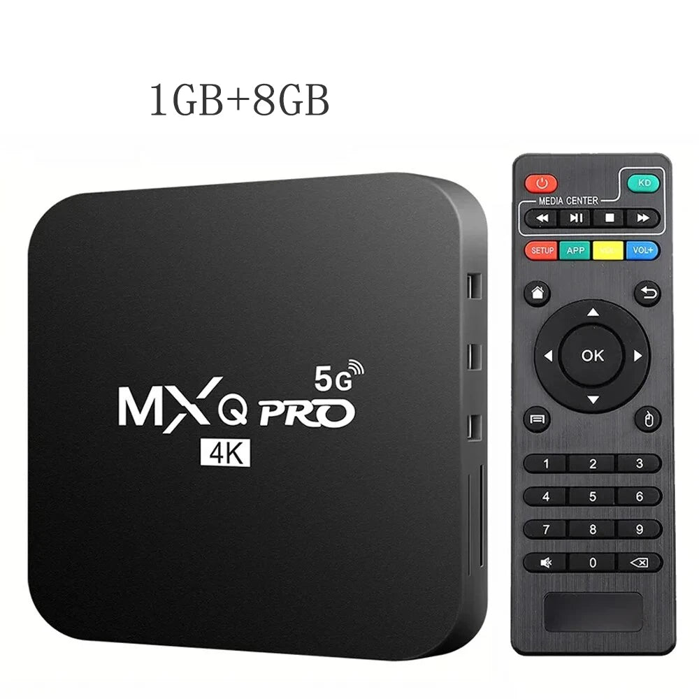 Global Version 2024 Android10 Smart TV Box Home Theater TV Set-top Box MXQ-PRO 4K HDR10 2.4GWIFI Netflix Streaming Media Player Leedoar