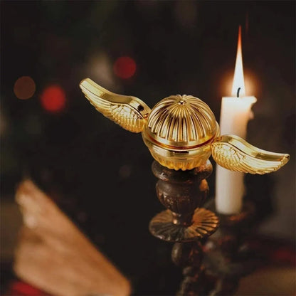 Golden Snitch Cupid Fidget Spinner Antistress Hand Rotation Fidget Toys Angel Wings Hand Spinner For Kids Children Gifts Leedoar