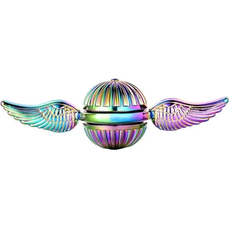 Golden Snitch Cupid Fidget Spinner Antistress Hand Rotation Fidget Toys Angel Wings Hand Spinner For Kids Children Gifts Leedoar