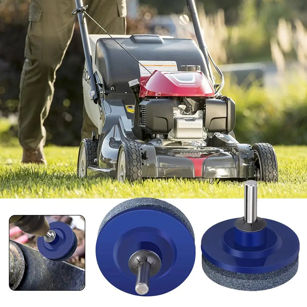 Grinding Stone Electric Knife Sharpener Wind Power Mower Wear Resistant Knife Sharpener Grinding Head Tool Leedoar