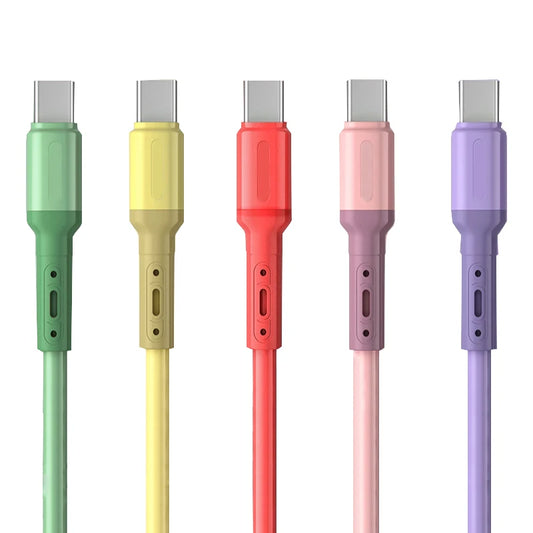 Cable USB tipo C de 1 m y 2 m para Samsung S10 Plus, Xiaomi mi9, cargador USB tipo C de carga rápida, cables micro USB 