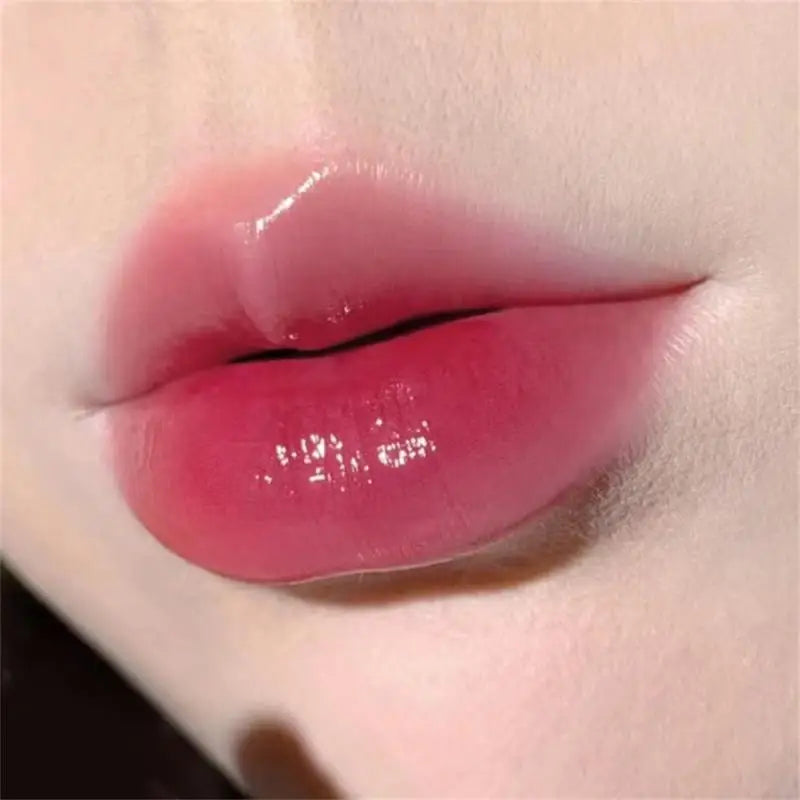 HERORANGE Brillo labial transparente con efecto espejo, antiadherente, lápiz labial de larga duración, brillo labial mate, lápiz labial con efecto vidrio 