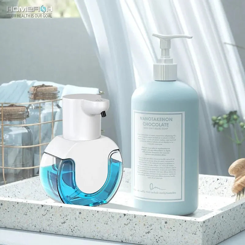 HOMEFISH P10 Smart Soap Dispenser 420ml Touchless Motion Sensor Washing Hand Device Wall-Mounted Liquid Soap Dispenser Leedoar