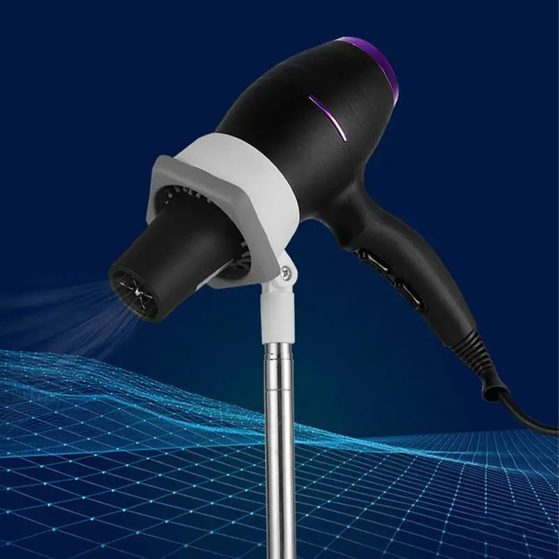 Hair Dryer Hanger Hair Blower Floor Stand Stainless Steel Hairdryer Holder Telescopic Hair Dryer Rack Adjustable 50-106cm