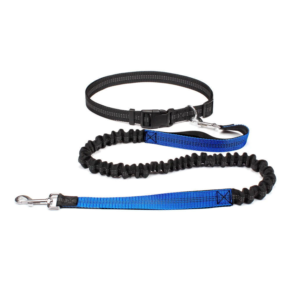 Hand Free Dog Leash for Pet Walking Running Jogging Adjustable Dog leash Waist Belt Chest Strap Traction Rope Dog Accessories Leedoar