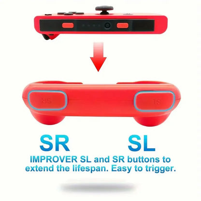 Hand Grips Compatible with Switch/Switch OLED Model Controllers, Grip Compatible with Switch Joy Con