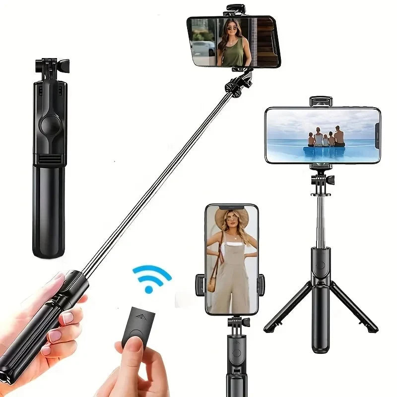 Handheld 360 Degree Flexible Sports Camera Monopod Stand Mobile Phone Mini Selfie Stick Tripod With Wireless Remote Leedoar